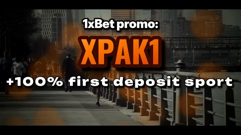 The 1xBet welcome bonus with promo code XPAK1 adds 100% to your first deposit when you register through the correct link